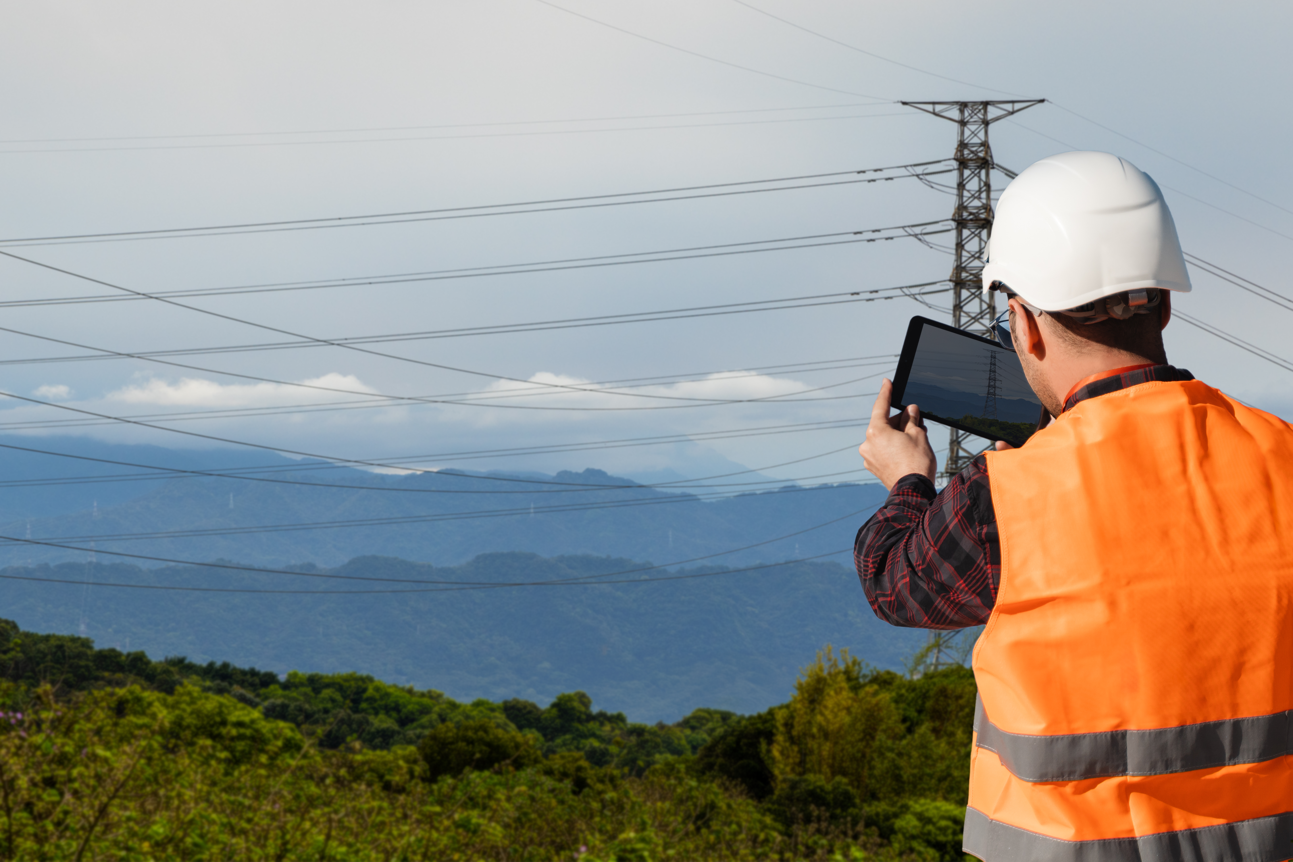Engineer With Tablet in Remote Area EpochField 5.2.12