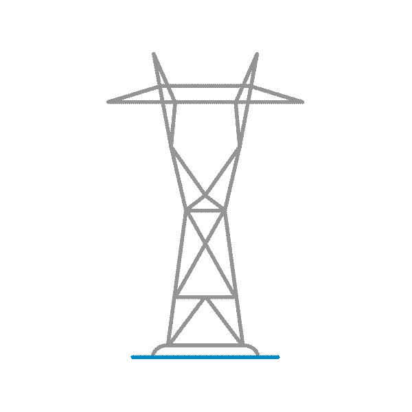 Powerline icon animated