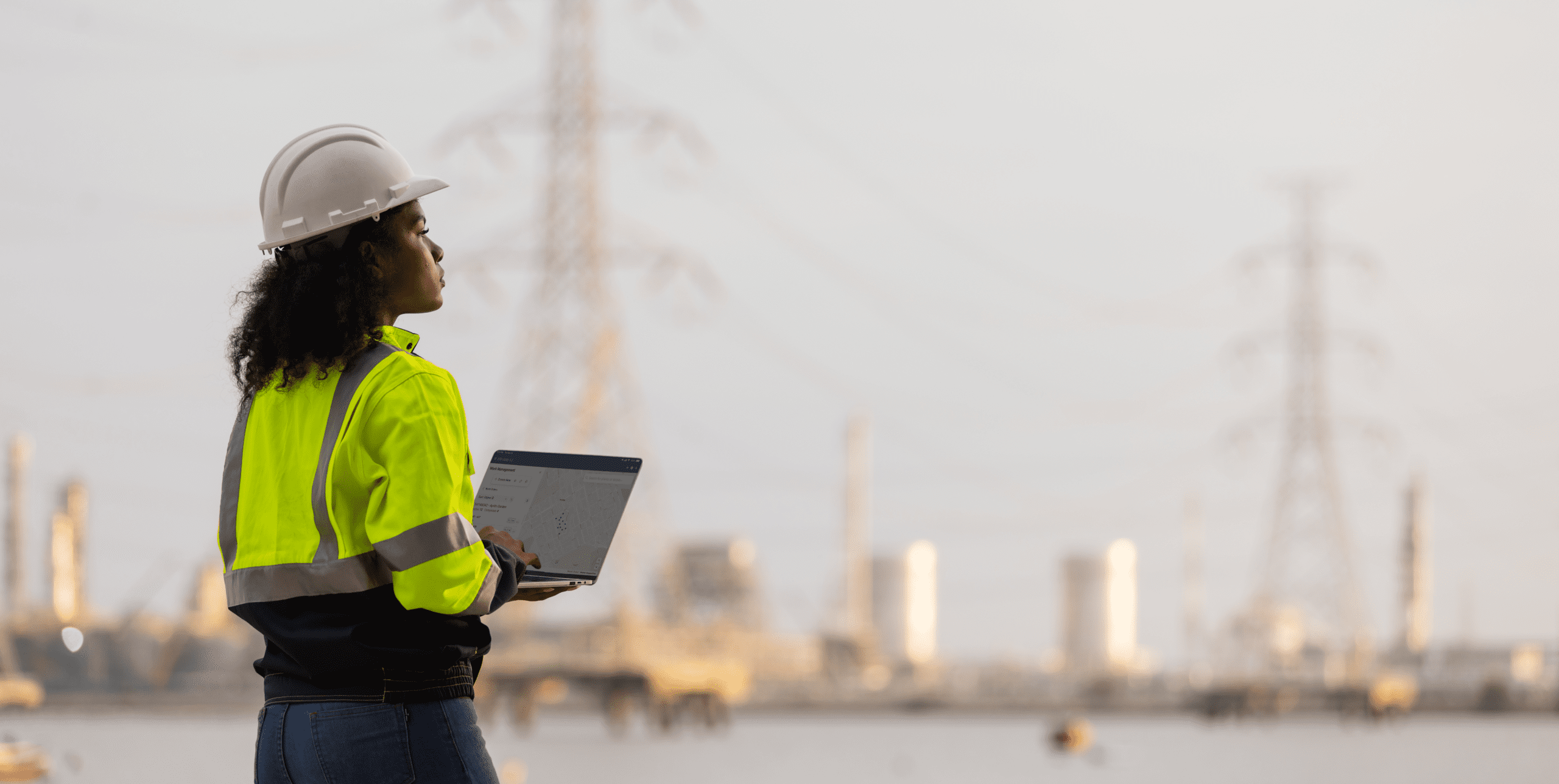 Engineer using epochfield work management